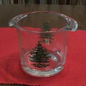 Spode Christmas Tree Glass Ice Bucket